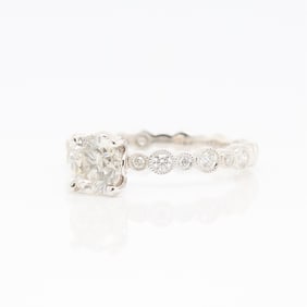 Hana 18k White Gold & Diamond Ring - 1.01 ct