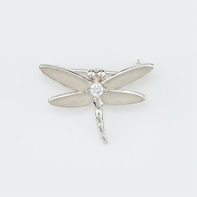 Tiffany & Co. 18k White Gold Dragonfly