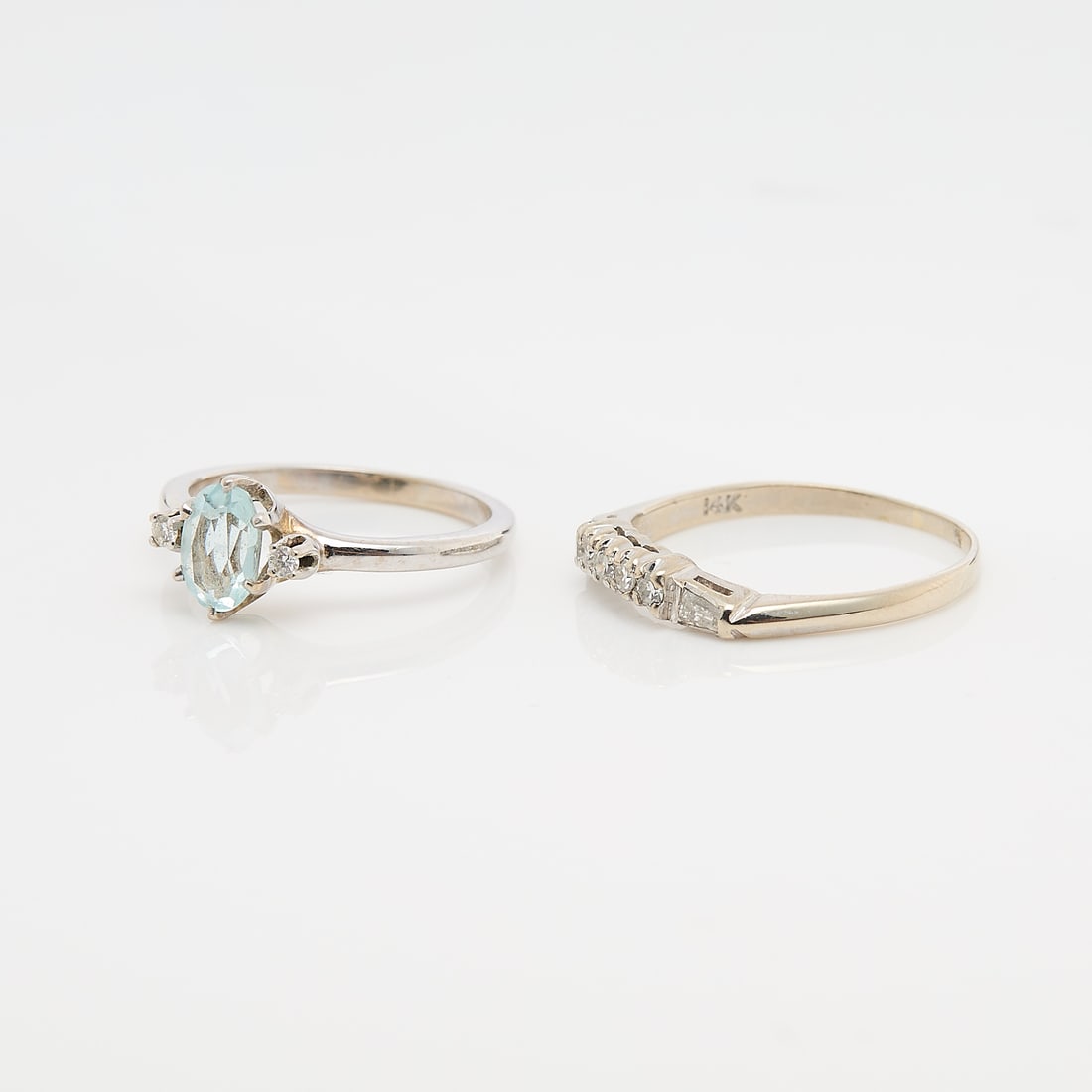 2 14k White Gold & Diamond Rings (1 of 4)