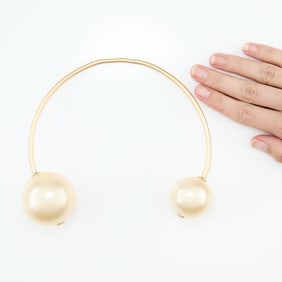 Chanel Faux Pearl Collar