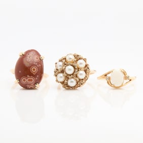 3 Gold Rings