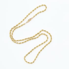 14k Yellow Gold Rope Chain