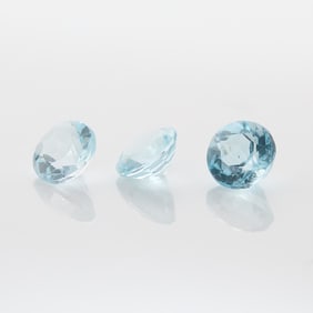 3 Blue Topaz 5.0 Ctw