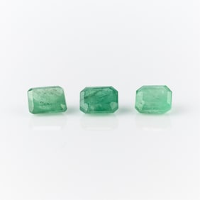 3 Emeralds 1.10 Ctw