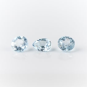 3 Blue Topaz 4.85 Ctw