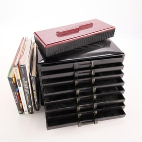 Group of Bakelite Boxes & Books