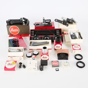 Group of Vintage Leica Accessories