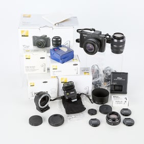 Nikon 1 V1 Digital Camera w/ Accessories