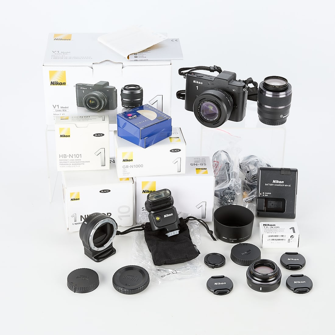 Nikon 1 V1 Digital Camera w/ Accessories (1 of 8)