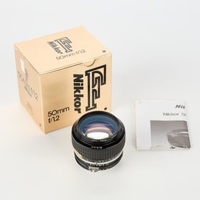 Nikon Nikkor Ai-S 50mm f1.2 Lens