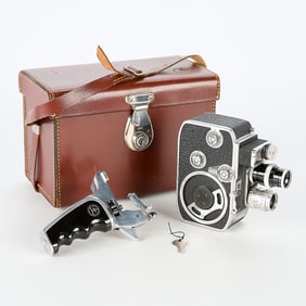Bolex Paillard B 8L Cine Camera w/ Case & Handle