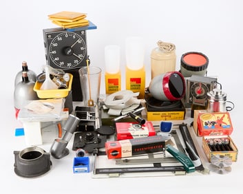 Large Group of Dark Room Supplies