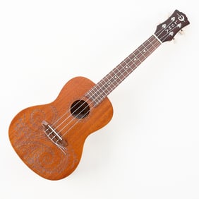 Luna Tattoo Concert Ukulele in Mahogany