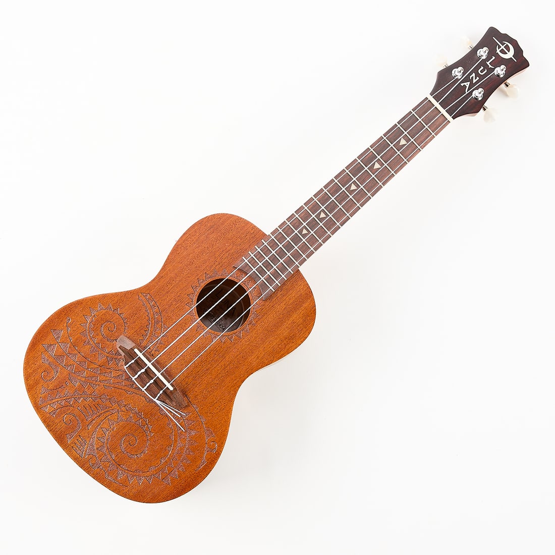 Luna Tattoo Concert Ukulele in Mahogany (1 of 2)
