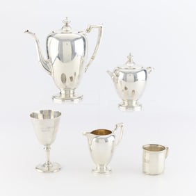 Dominick & Haff Sterling Teaset & Others - 60 ozt
