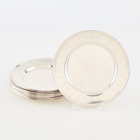 M. Fred Hirsch 12 Sterling Saucers - 30 ozt
