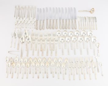 Alvin Sterling Flatware Set Regent Pttrn - 99 ozt