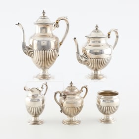 Hirsch & Co. Sterling Silver Tea Set - 76 ozt