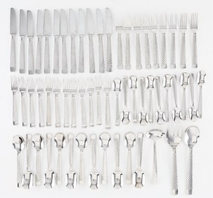 59 Pcs Yamazaki "Regalia" 18/8 Stainless Flatware