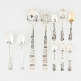 10 Pcs Sterling & Other SIlver