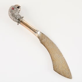 Kennard & Jenks Sterling Parrot Letter Opener