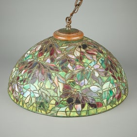 Century Studios Tiffany Style Glass Pendant Lamp
