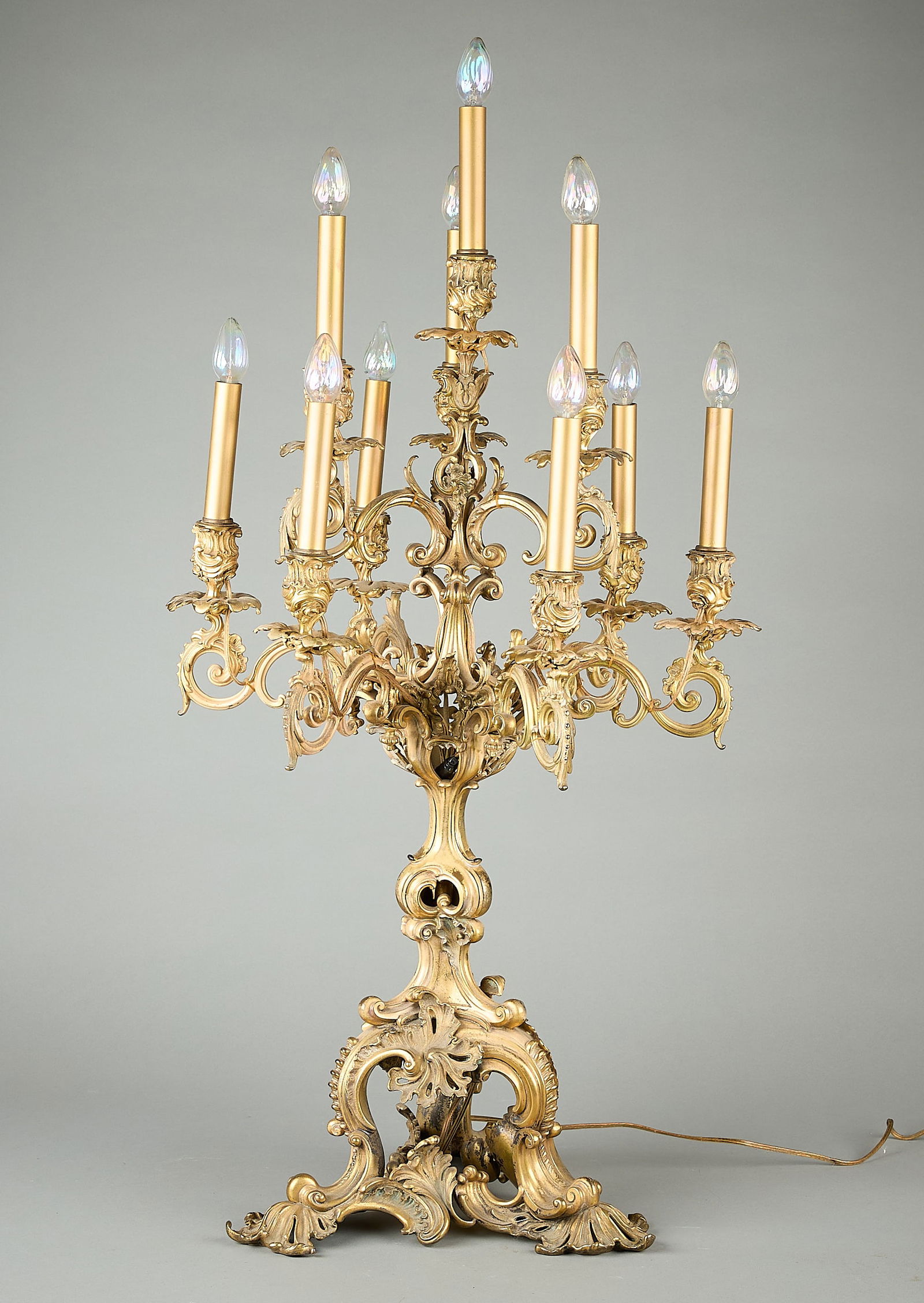 Lrg French Louis XVI Style Gilt Bronze Candelabra (1 of 5)