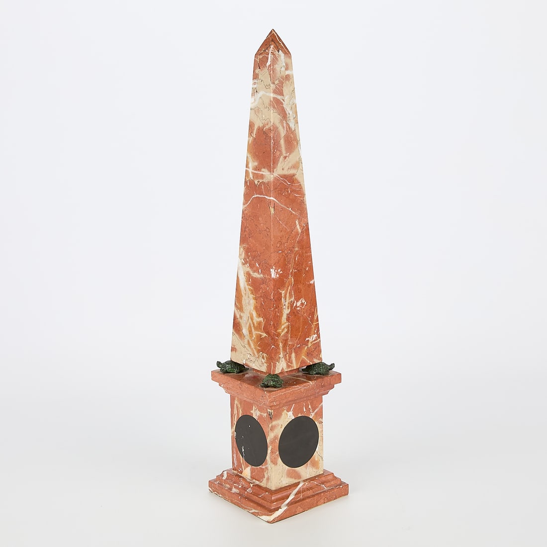 Italian Rosso Alicante Red Marble Obelisk (1 of 4)