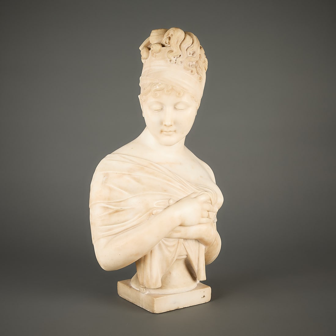 Joseph Chinard "Madame Recamier" Marble Bust (1 of 3)