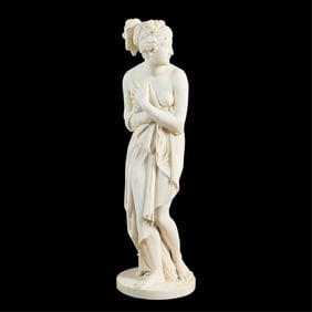 After Canova Marble "Venus Italica" Sculpture