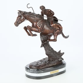 After Frederic Remington "The Cheyenne" Bronze