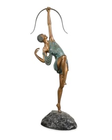 After Pierre Le Faguays "Diana" Bronze Sculpture