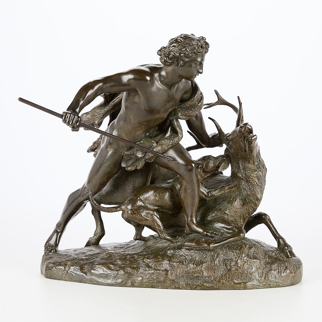 Jean-Baptiste Debay "Le Genie de la Chasse" Bronze (1 of 3)
