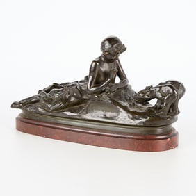 Emmanuel Fremiet "Pan et Oursons" Bronze