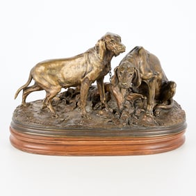 Pierre Jules Mene "Two Pointers" Bronze