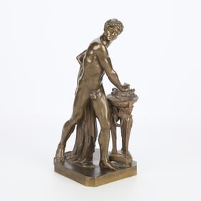 After Deseine "Scaevola" Bronze Statue