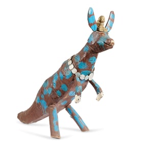 Homer Green Kangaroo Folk Art Sculpture