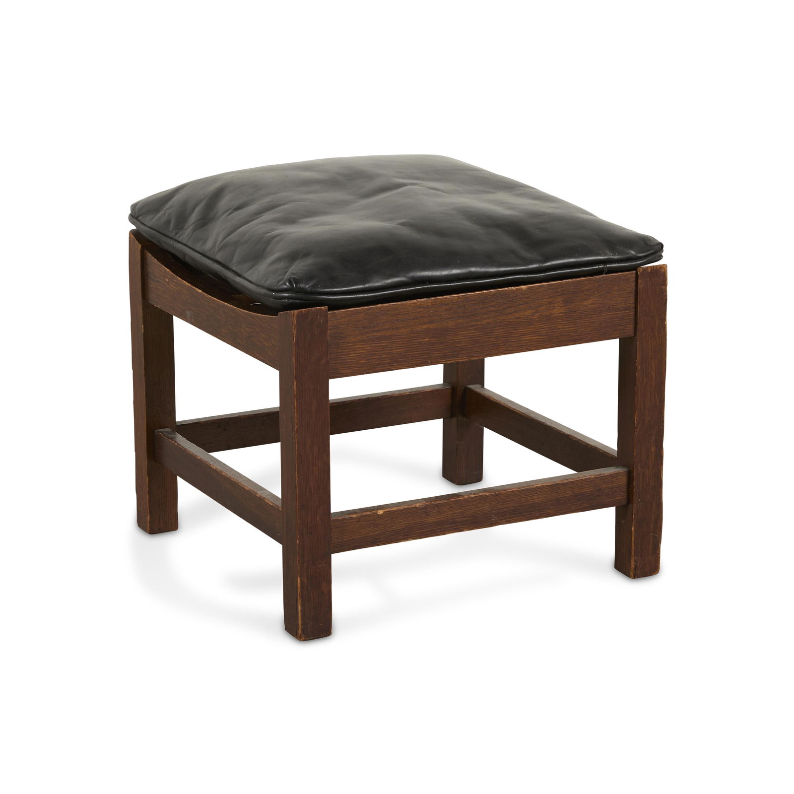 Mission Oak Wooden Arts & Crafts Ottoman (1 of 3)