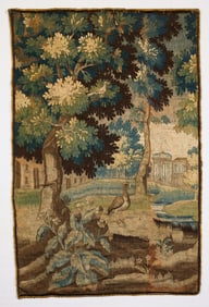 17th c. Landscape Tapestry Poss. Flemish