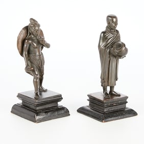 2 Southeast Asian Bronze Figures