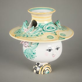 Bjorn Wiinblad Ceramic Lidded "Eva" Vessel