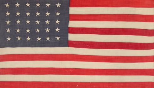 Replica Pre-Civil War Era 30 Star American Flag