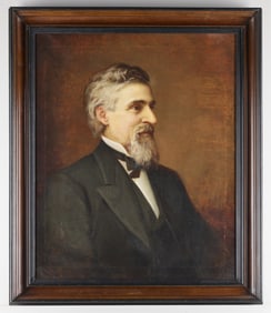 Late 19th c. Portrait Painting of a Gentleman
