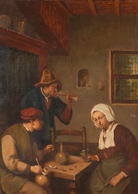 Dutch School Genre Painting