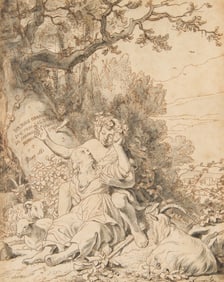 Attr. Jan de Bray Inkwash Painting