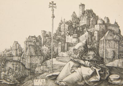 After Albrecht Durer "St. Anthony" Engraving