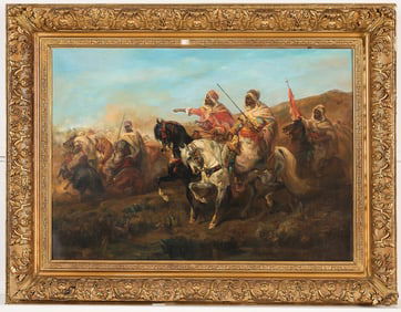 Adolf Schreyer Orientalist Cavalry Painting