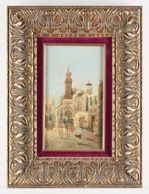 Karl Kaufmann 'H. Carnier' Cairo Painting