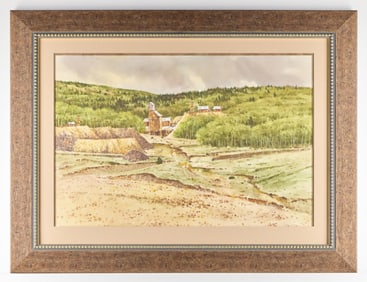 Joseph Bohler Farm Landscape Painting