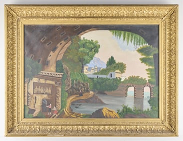 Style of Thomas Chambers Landscape Painting